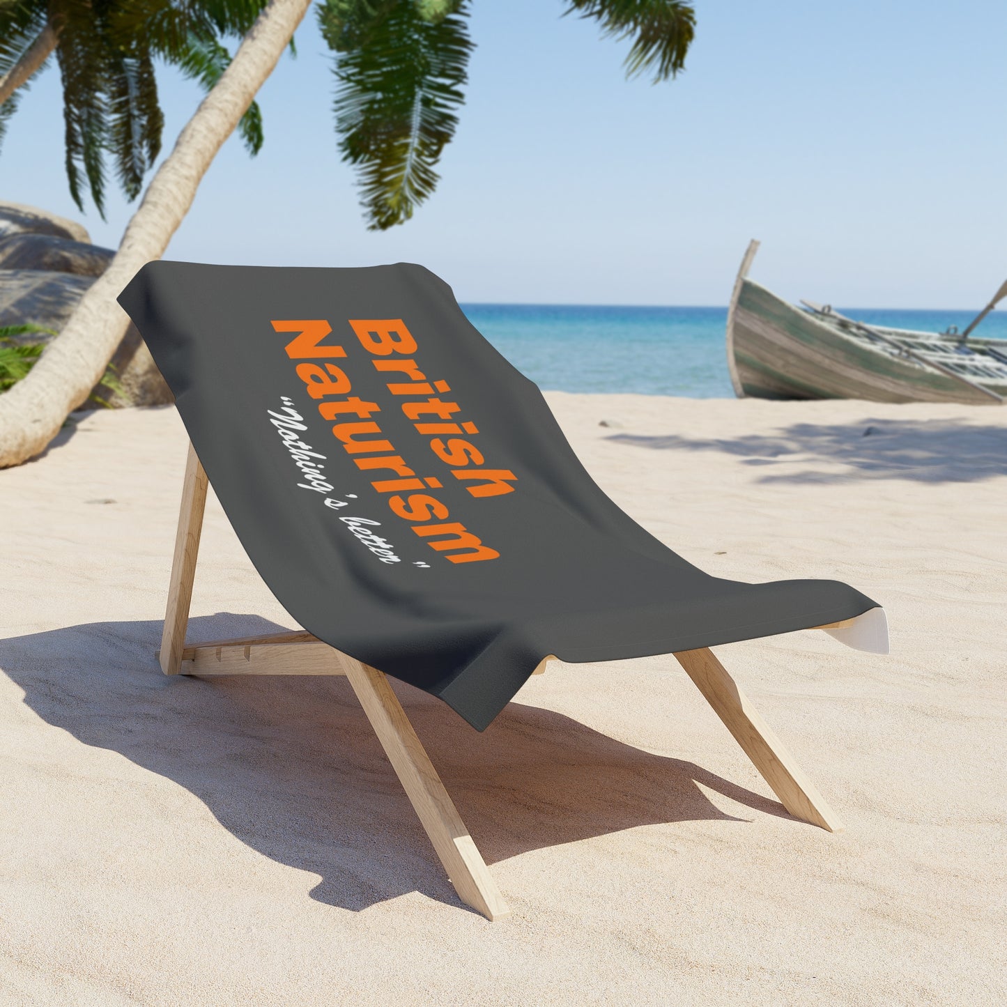 British Naturism Microfibre Beach Towel