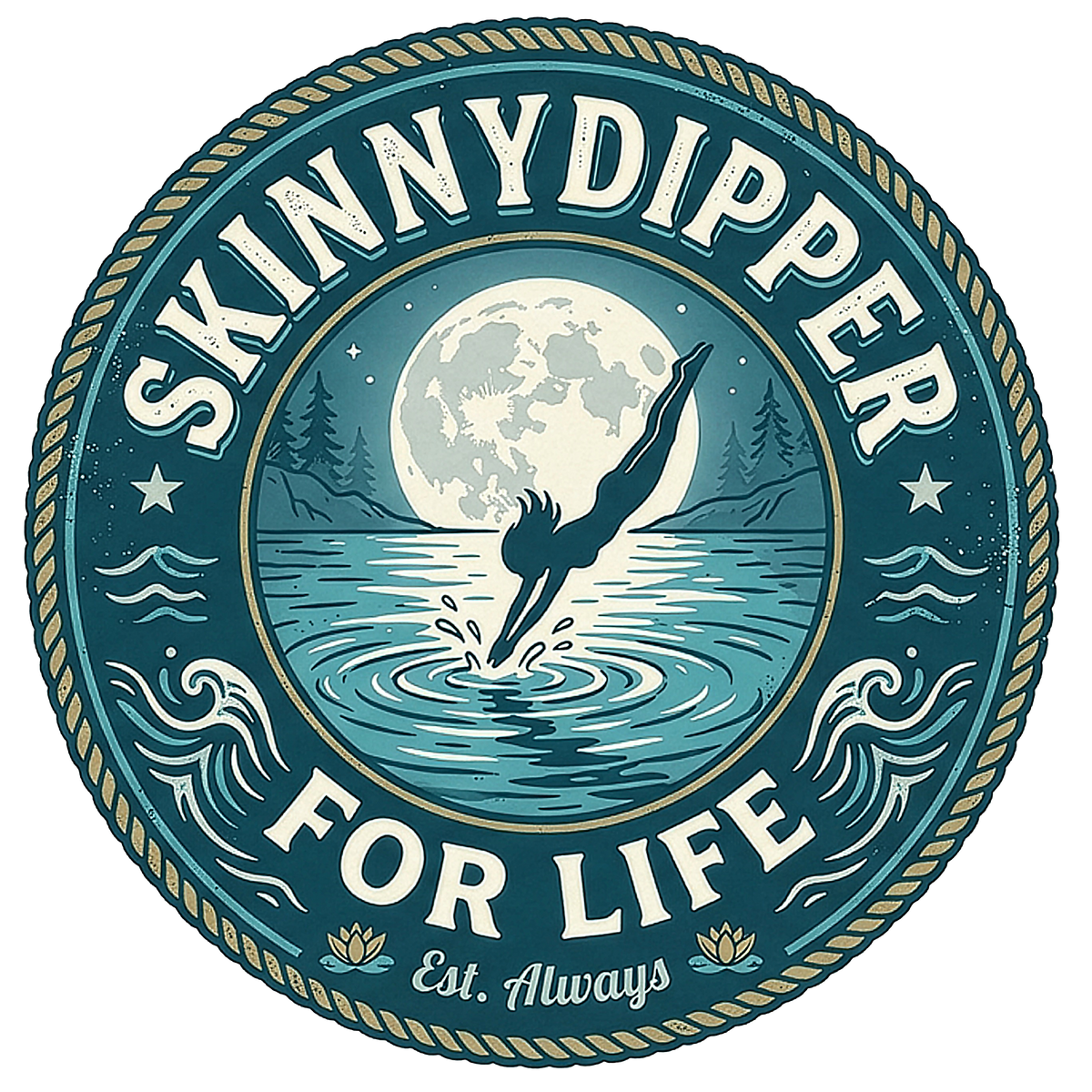 Skinnydipper for Life Women's Heavy Blend Hoodie – Wild Swimming Apparel